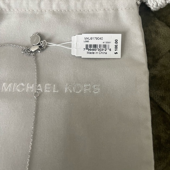 Authentic Micheal Kors Silver Necklace - Picture 3 of 5